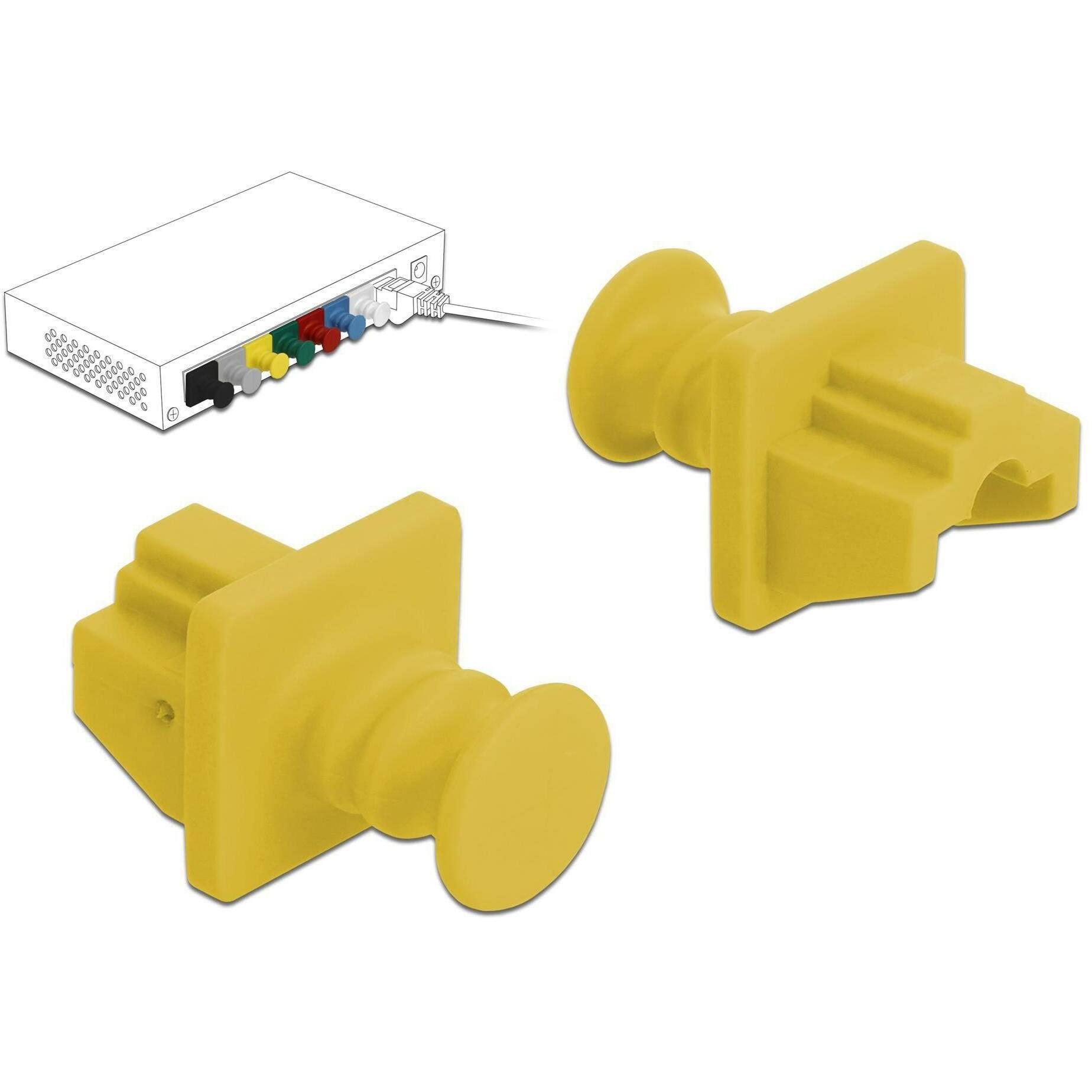Delock RJ-45 Staubschutz, 10 Stück (Blindmodul), Netzwerk Zubehör