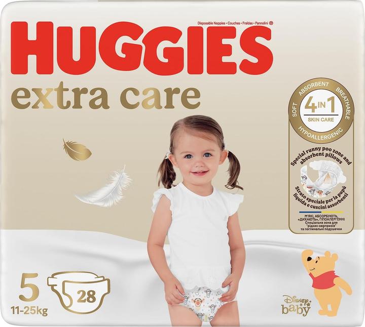 Produktbild Huggies Extra Care (Gr. 5, Halbmonatsbox, 28 Stk.)