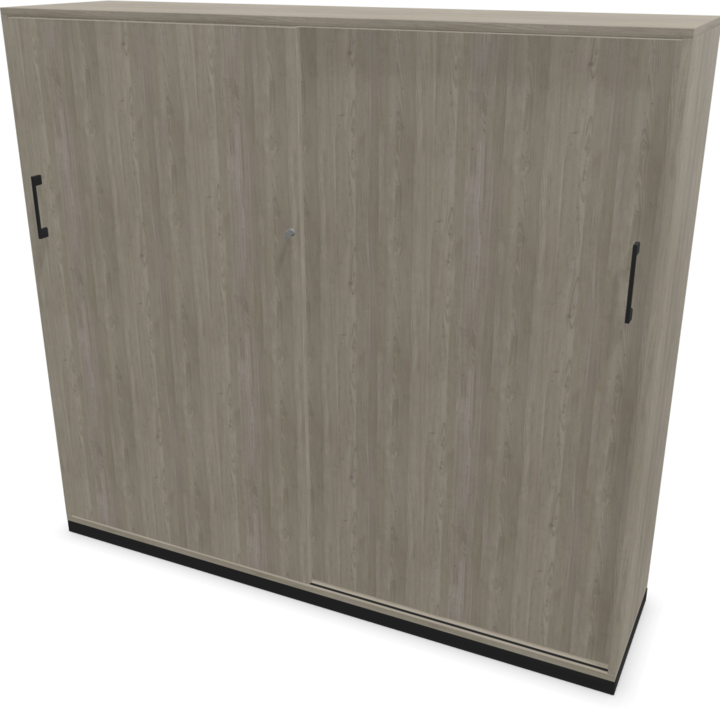 Noir, Décor bois gris avec structure