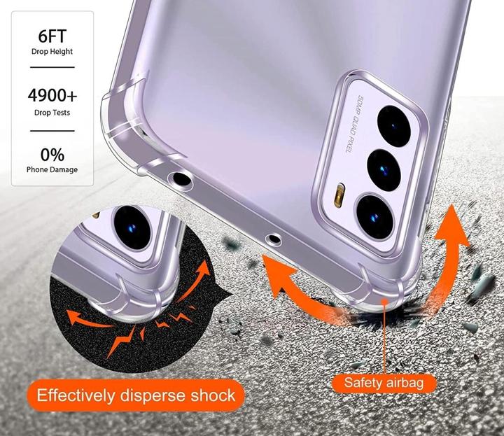 Produktbild Screenguard Motorola Moto G42 Hülle Crystal Soft Airbag Bumper (Motorola Moto G42)