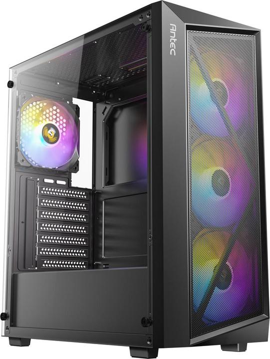 Antec Boitier Moyen Tour Atx Ax67 RGB Avec Panneau Vitré (Noir) (ITX, mATX, ATX)