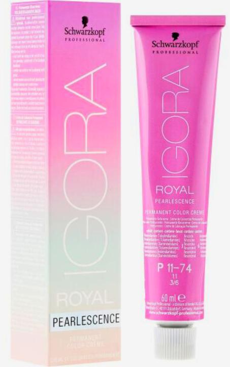 Actual product image Schwarzkopf Professional Igora Royal Pearlescence (P 11-74 Ultra Blond Plus Coral)
