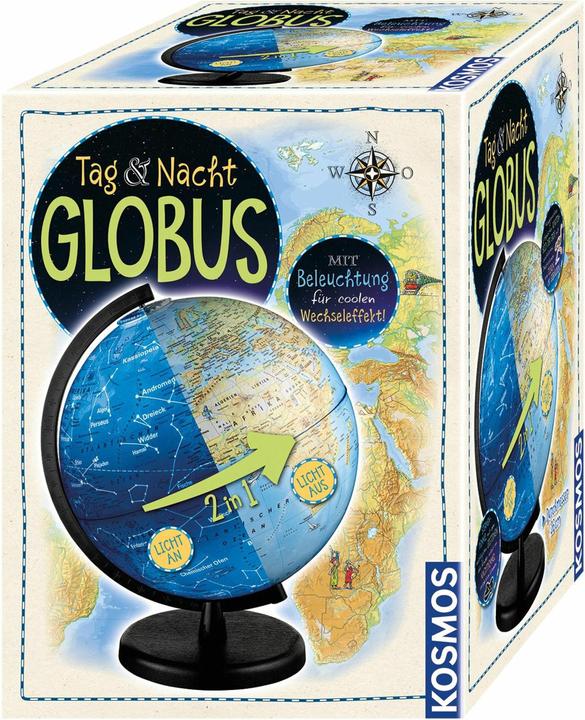 Kosmos Globus Tag und Nacht