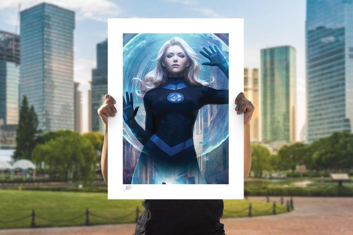 Image du produit Sideshow Marvel impression Art Print Sue Storm : Invisible Woman 46 x 61 cm - non encadrée (46 x 61 cm)