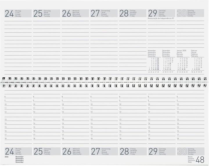Image du produit Biella Agenda de bureau Seplana (29.8 x 11.7 cm, Allemand)