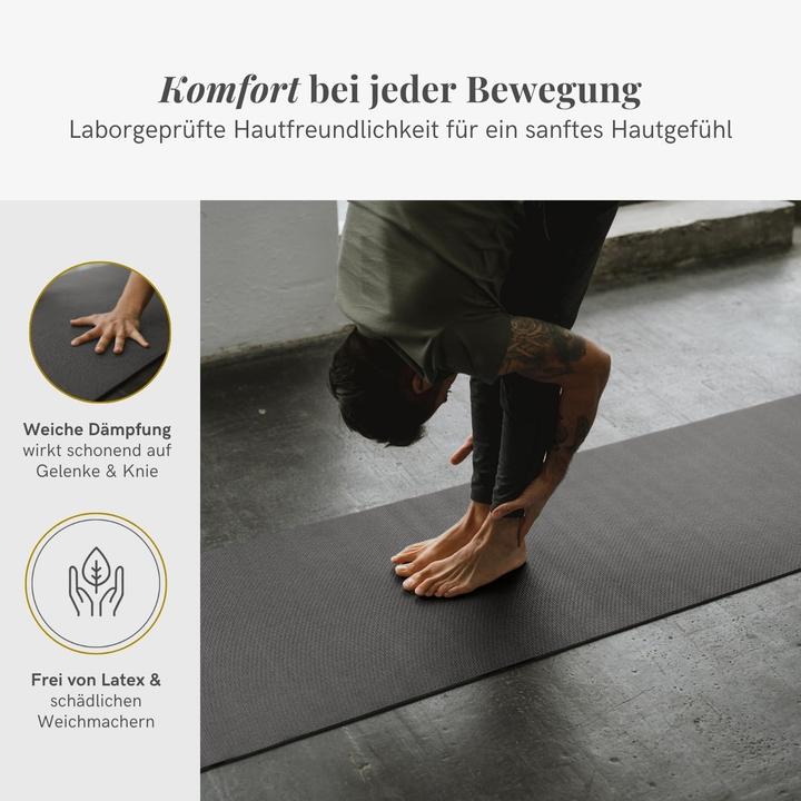 Produktbild Lotuscrafts Yogamatte Mudra Studio XL Anthracit (5 mm)