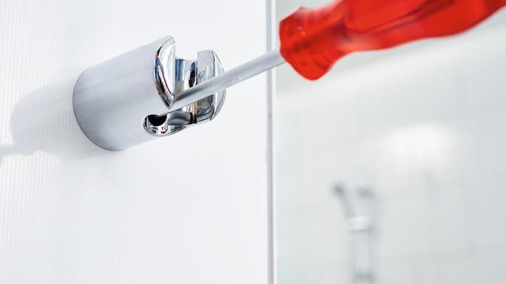Image du produit tesa Support de douche mural SPAA avec solution adhésive sans perçage