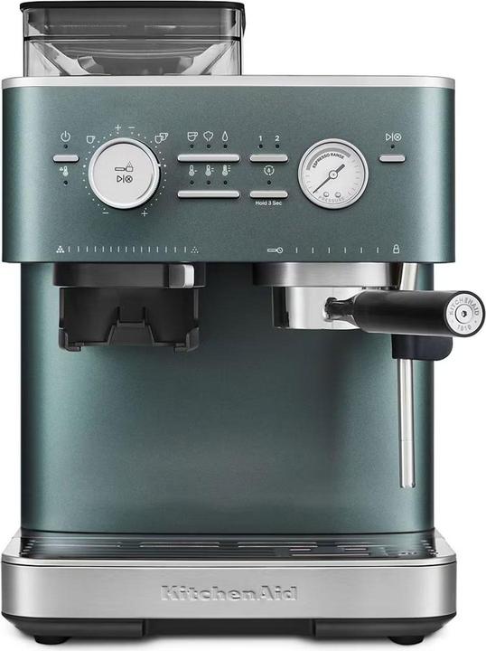 Productafbeelding KitchenAid Portafiltermachine 5KES6551EJP Artisan met molen jeneverbes