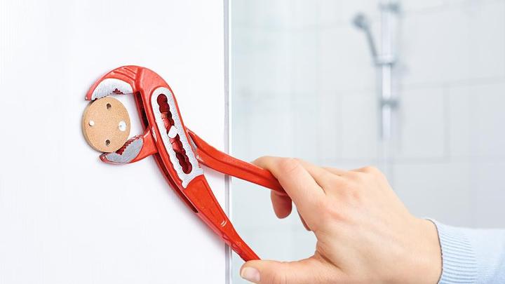 Image du produit tesa Support de douche mural SPAA avec solution adhésive sans perçage