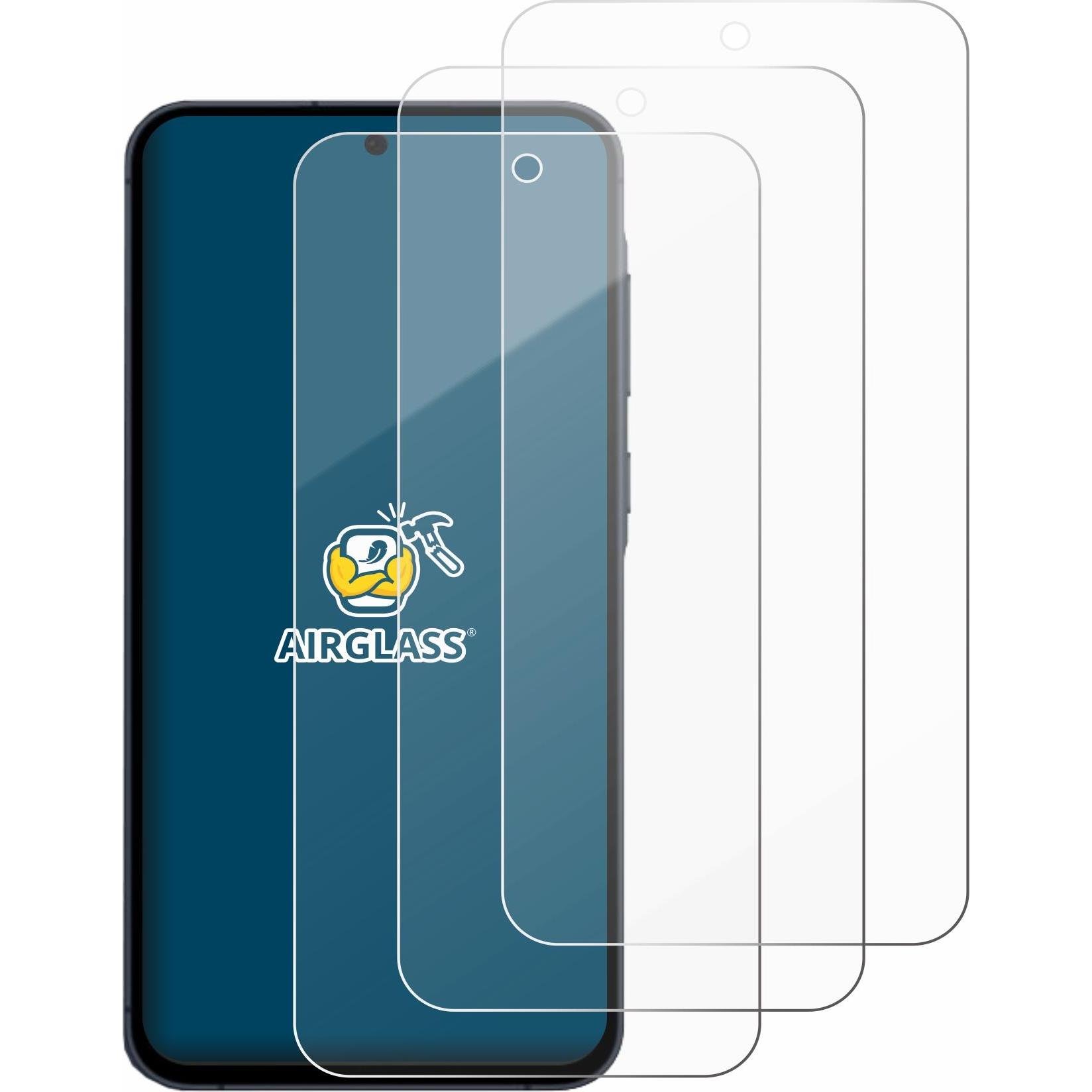 Thumbnail - BROTECT Schutzglas Schutzfolie Displayschutz Display Schutz Glas Folie klar (6 Stück, Samsung Galaxy A55), Smartphone Sc...