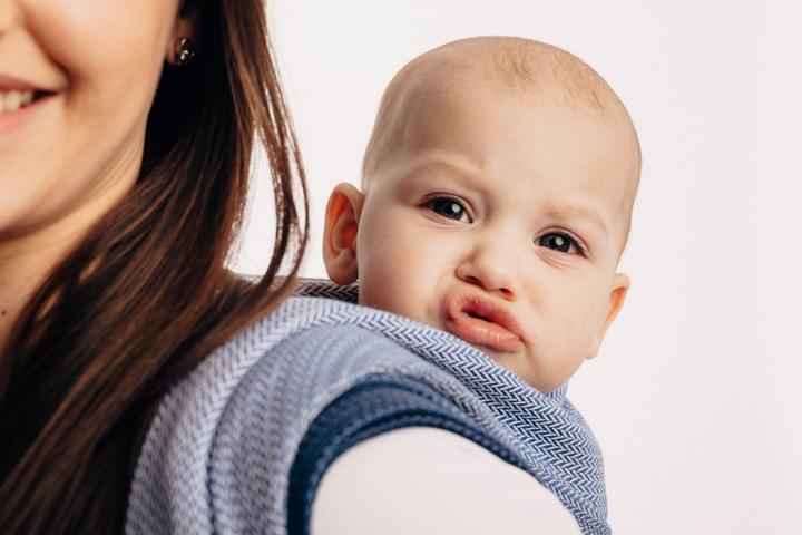 Actual product image Lennylamb Little Herringbone - Ombre Blue (4.60 m)