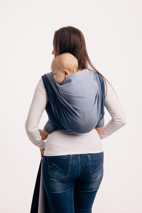 Actual product image Lennylamb Little Herringbone - Ombre Blue (4.60 m)