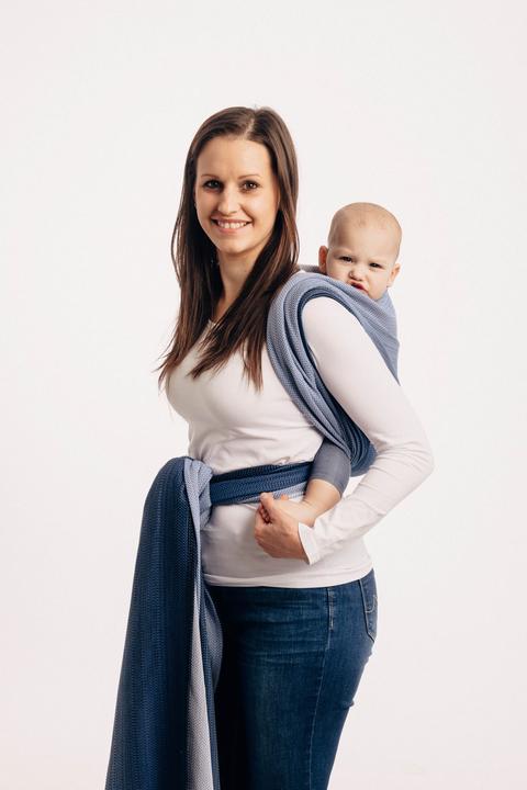 Actual product image Lennylamb Little Herringbone - Ombre Blue (4.60 m)