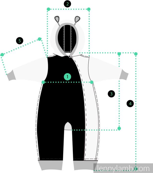 Lennylamb Bear Romper - Under The Leaves