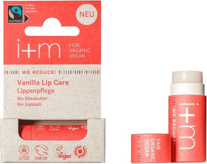 Actual product image i+m Naturkosmetik Vanilla Lip Care - Shea Butter & Jojoba Oil