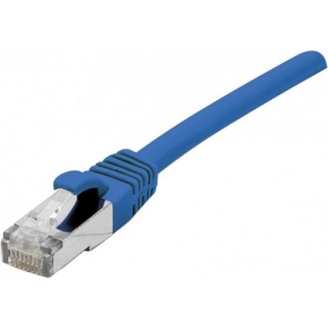 Exertis Connect Patchkabel S/FTP (PiIMF), Cat 6A (EIA/TIA), blau, 3.0 m Patchkabel mit besonders schmalem Knickschut (S/...