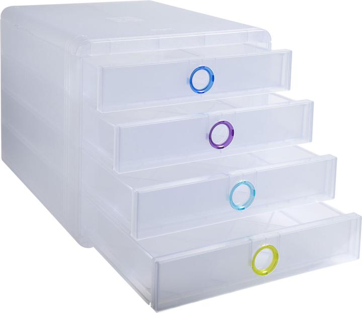 Produktbild Exacompta Schubladenbox Pop Box Chromaline (A4+)