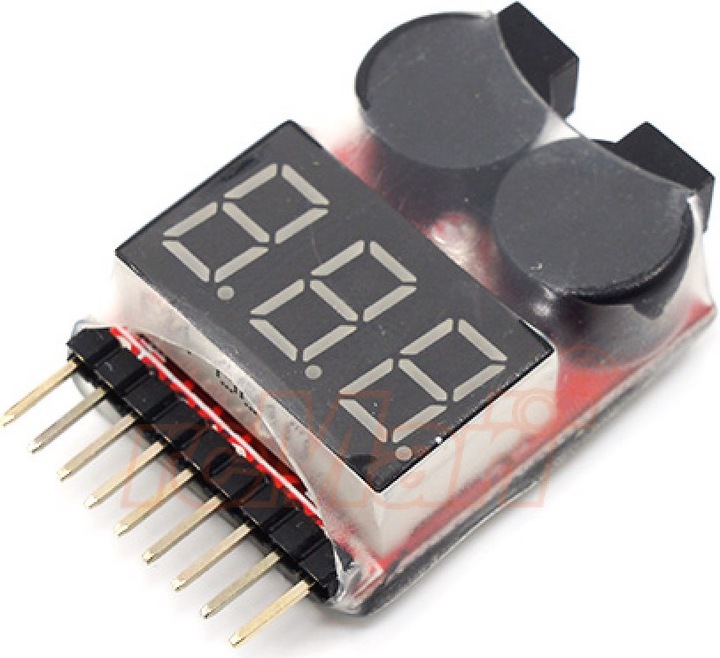 Yeah Racing LiPo Monitor with LCD 1S-8S