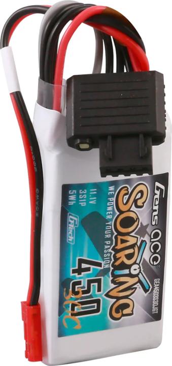 Produktbild Gens Ace G-Tech Soaring 450mAh 11.1V 30C 3S1P Lipo Battery (11.10 V, 450 mAh)