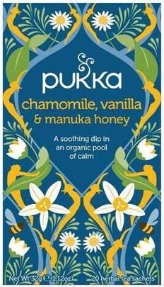 Image du produit Pukka Kamille, Vanille und Manuka-Honig (77 g)