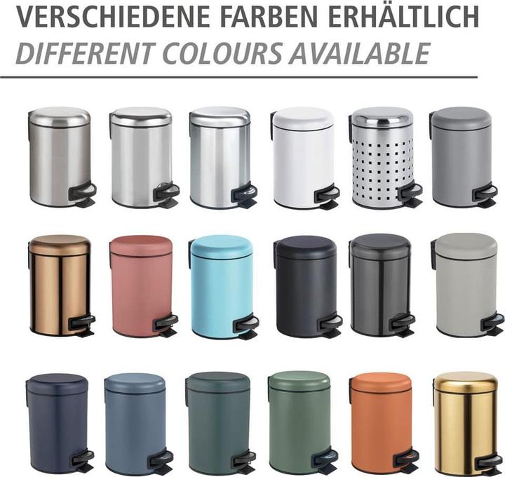 Image du produit Wenko Poubelle à pédale Leman (3 l)
