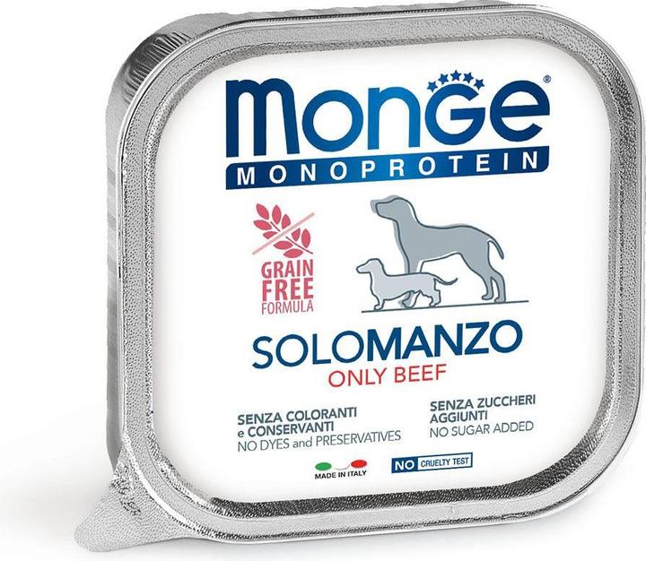 Actual product image Monge Monoprotein SOLO Dog, beef (Adult, 24 pcs., 150 g)
