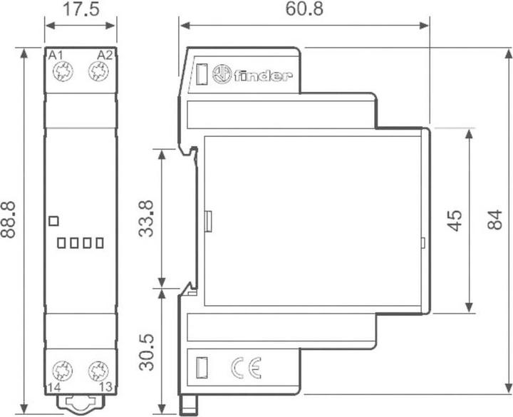 Produktbild Finder Halbleiterrelais 1 St. 77.01.8
