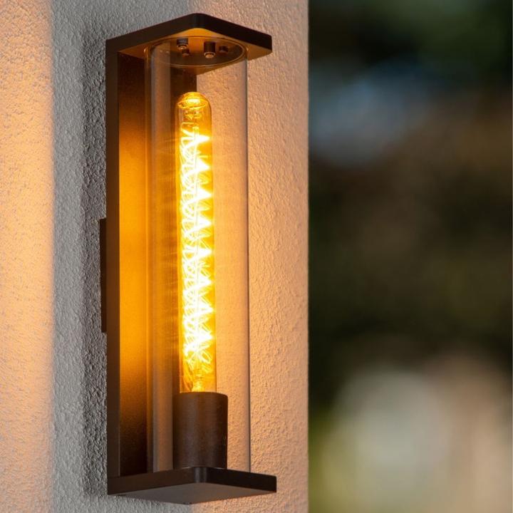 Produktbild Lucide SLIGO - Wandleuchte Aussen - 1xE27 - IP65 - Schwarz 15808/01/30 (E27, IP65)