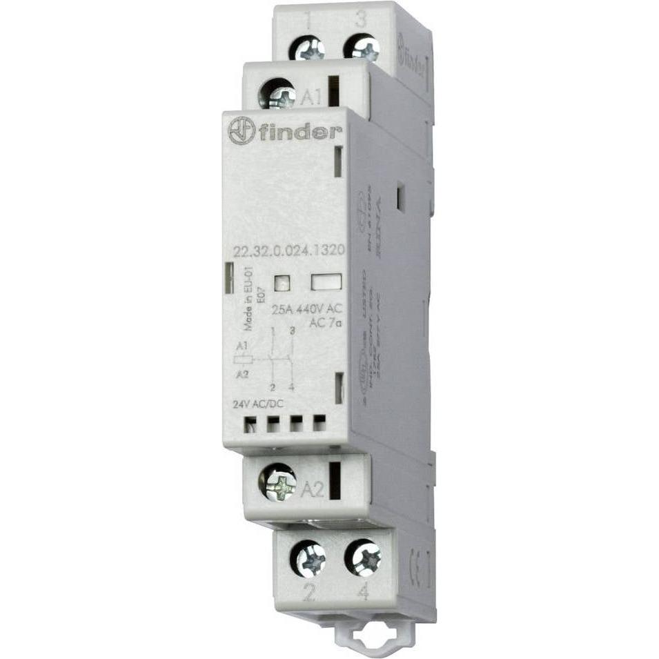 Thumbnail - Finder Modular contactor 2NC 25A 230V ac/dc, Relais