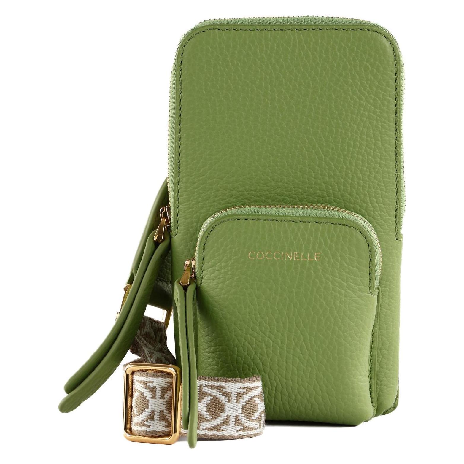Coccinelle, Damen, Handtasche, Pixie Hi-Tech Phone Bag, Grün