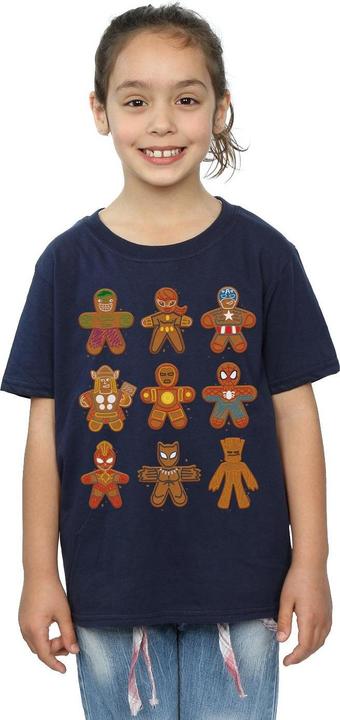 Immagine prodotto Avengers Christmas Gingerbread Maglietta Ragazze (116)