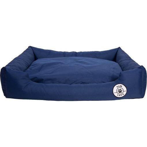 Meilleurs prix pour PawLove Paw Love - Lit pour chien - Carré - X-Large - 100x80cm - Bleu marine (Chat, Chien), Panier pour chien + chat