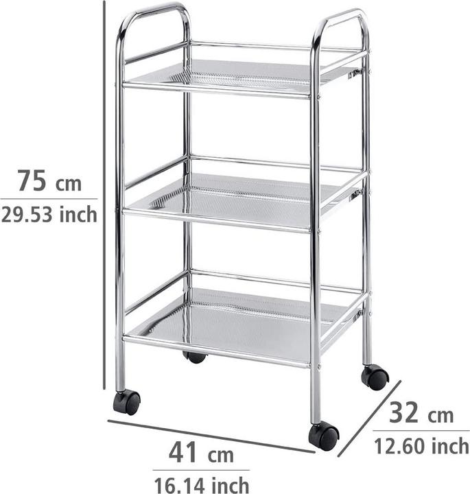 Produktbild Wenko Haushalts/Badwagen (32 x 41 x 75 cm)