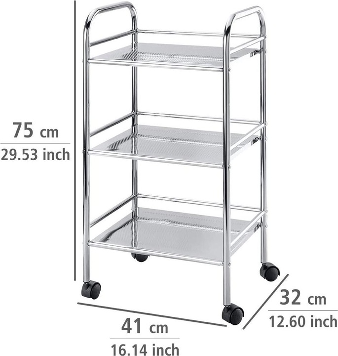 Produktbild Wenko Haushalts/Badwagen (32 x 41 x 75 cm)