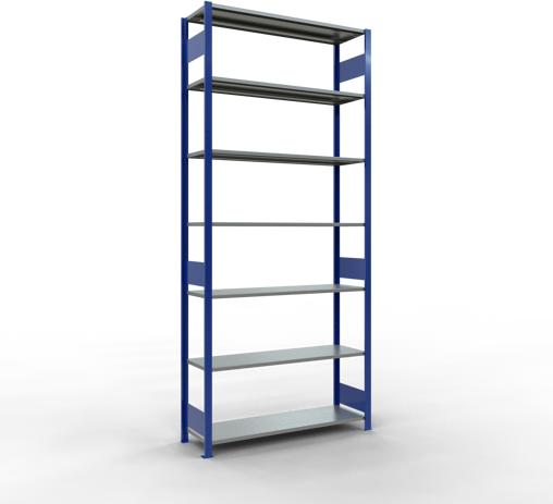 Image du produit Schulte Lagertechnik Système d'étagères de base MULTIplus150 sans boulons avec longerons.
