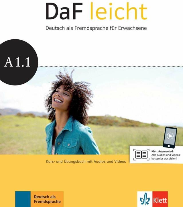 Produktbild DaF leicht A1.1. Kurs- und Übungsbuch mit DVD-ROM (Deutsch, Angelika Lundquist-Mog, Elke Körner, Eveline Schwarz, Kathrin Sokolowski, Kerstin Reinke, Sabine Jentges, 2014)