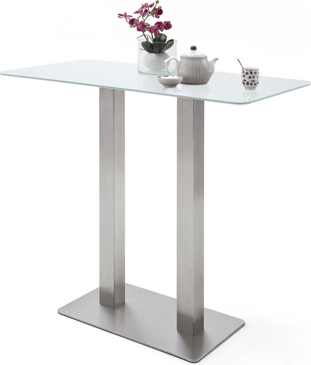 White, Stainless steel