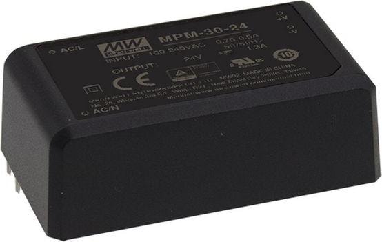 Produktbild MeanWell Wandler, Leiterplattenmontage 30W 12V 2.5A