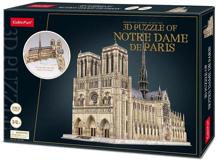 Produktbild Cubicfun 3D-Puzzle Kathedrale von Noterdam (293 Teile)