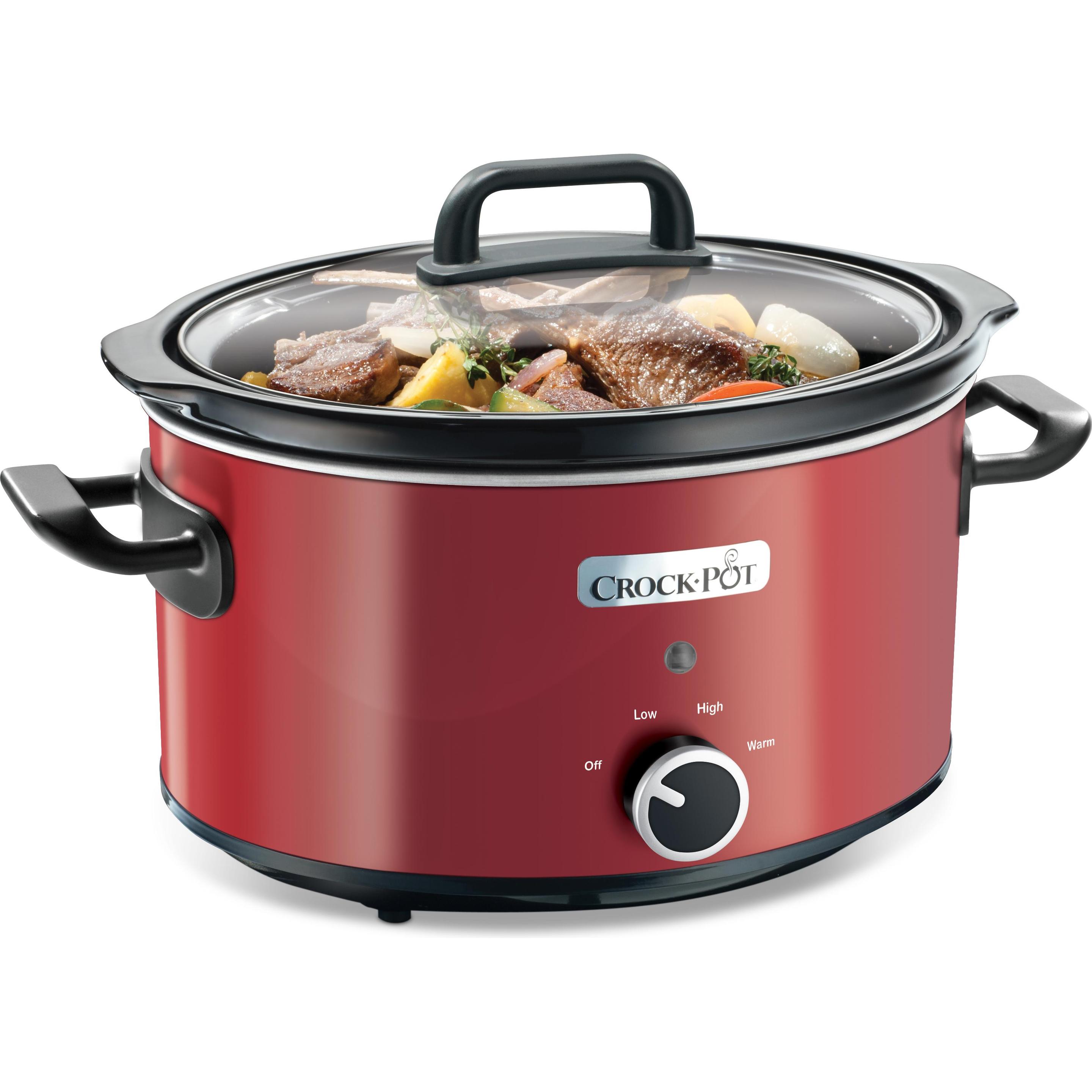 Crockpot Schongarer, Dampfgarer + Reiskocher, Rot