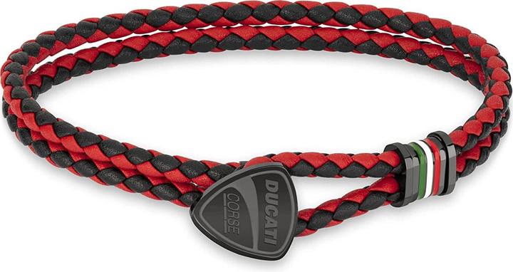 Immagine prodotto Ducati Bracciale scudetto (20 cm, Acciaio inossidabile, Cuoio)