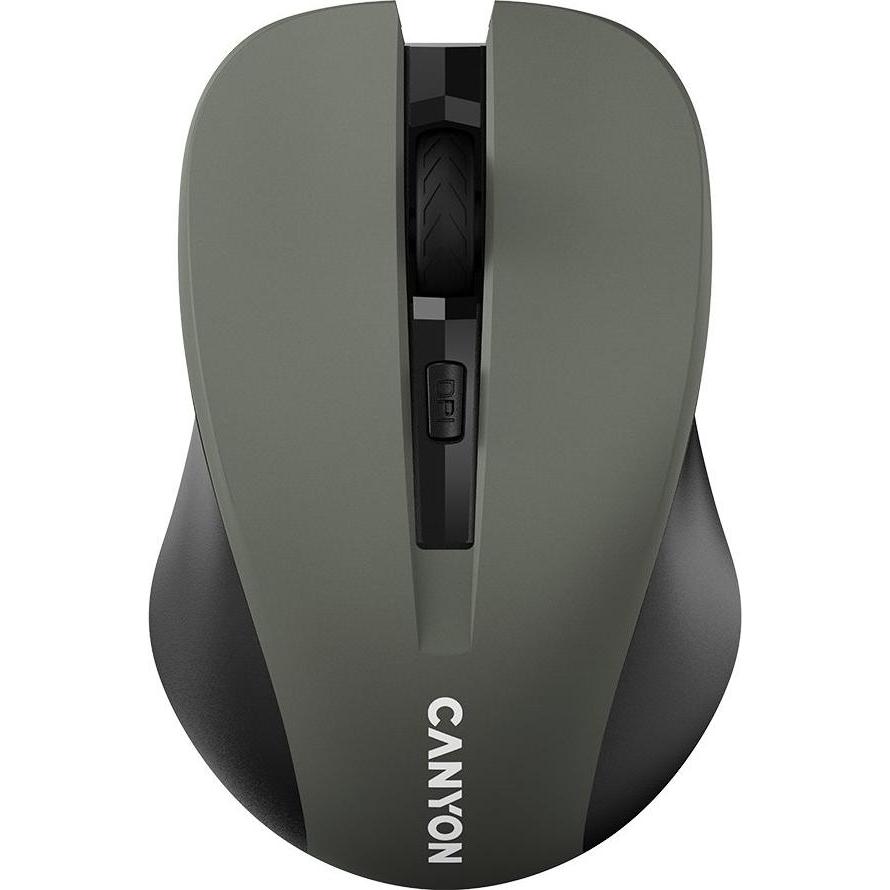 Canyon CNE-CMSW1G mouse Ambidextrous RF Wireless Optical 1200 DPI (Kabellos), Maus, Grau