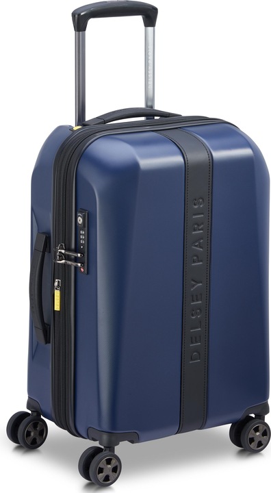 Delsey Promenade Hard 2.0 Expandable Suitcase, 55 cm, blau (55 l)