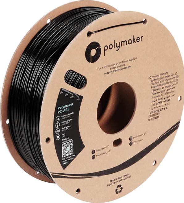 Image du produit Polymaker PC-ABS Noir 2,85 mm 1.000 g (ABS, 2.85 mm, 1000 g, Noir)