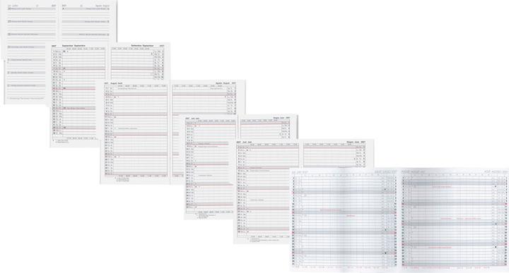 Produktbild Biella Ersatzplaner (8,7x15,3 cm, 1 Monat / 2 Seiten)