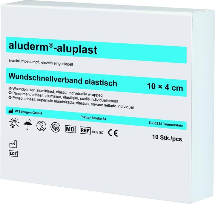 Image du produit Söhngen aluderm pansement rapide / sparadrap élastique 10x4cm, à l'unité, 10 pcs. (1 x)