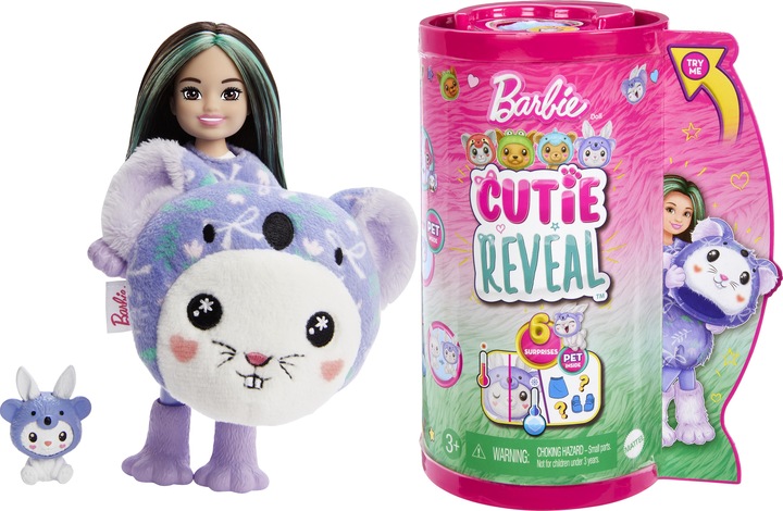 Productafbeelding Barbie Cutie Onthulling Chelsea Kostuum Cuties Serie - Konijntje in Koala
