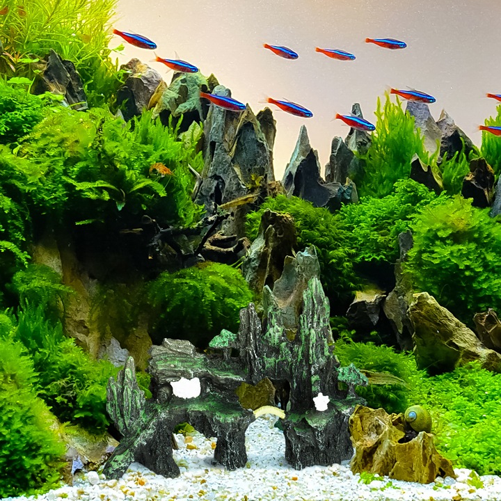 Actual product image Relaxdays Aquarium decoration (Cave, other buildings)