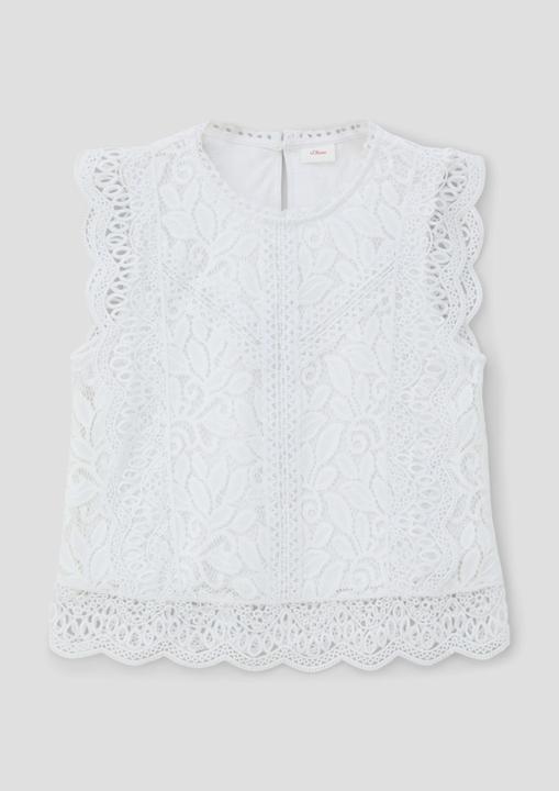 Image du produit s.Oliver Bluse Bluse aus Lochspitze (L)
