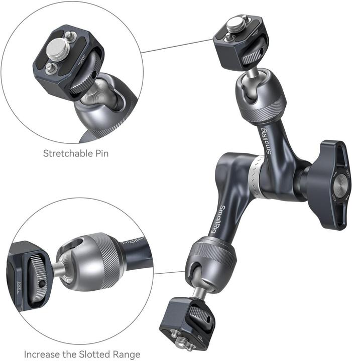 Actual product image SmallRig Rosette Magic Arm (7") with ARRI Locating Screw 4899